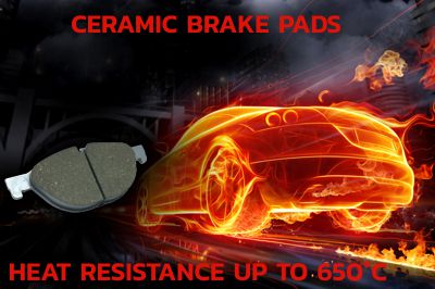 Bramus ceramic brake pads are state of the art brake pads, with no noise, no sqeal, no dust and superior braking performance. Heat resistance up to 650C